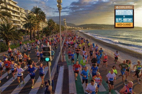 Sportsklubben Rye deltar i maraton Nice - Cannes