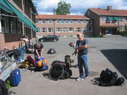 Hovin skole før avreise